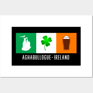 Aghabullogue Ireland, Gaelic - Irish Flag Posters and Art